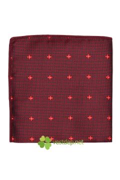Khăn Túi Vest Đỏ Họa Tiết Hoa VDK40